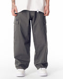 Men's Relaxed Fit Utility Cargo Pants in Anthracite