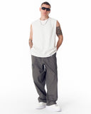 Men's Relaxed Fit Utility Cargo Pants in Anthracite (4)