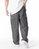 Men's Relaxed Fit Utility Cargo Pants in Anthracite (7)