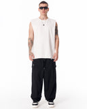 Men's Relaxed Fit Utility Cargo Pants in Black (2)