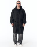 Men's Waterproof Softshell Long Jacket in Black (4)
