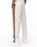 White-Brown Sweatpants With Stripes on Side (6)