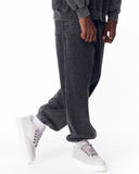 Washed Black Joggers For Men (6)