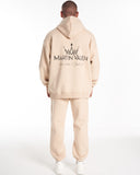 Regalia Crown Oversized Hoodie Beige Tracksuit Set (9)