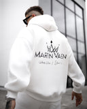 Regalia Crown Oversized Hoodie White Tracksuit Set (2)