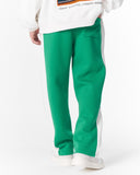 White-Green Sweatpants With Stripes on Side (5)