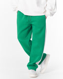 White-Green Sweatpants With Stripes on Side (9)