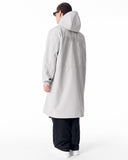 Men's Waterproof Softshell Long Jacket in Gray (7)