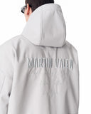 Men's Waterproof Softshell Long Jacket in Gray (8)