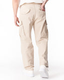 Men's Oversize Beige Cargo Jogger Pants (5)