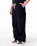 Men's Oversize Black Cargo Jogger Pants (9)