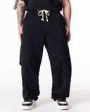 Men's Oversize Black Cargo Jogger Pants (4)