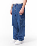 Baggy Fit Denim Cargo Jeans (3)