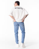 Ripped Slim Fit Jeans in Washed Blue (8)