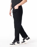 Men's Casual Black Jeans with Regular Fit (4)
