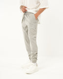 Men's Elastic Cuffed Loose Fit Gray Jogger (5)