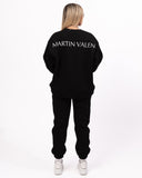 Martin Valen Exclusive Oversized Black Sweatshirt Jogger Set (3)