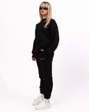 Martin Valen Exclusive Oversized Black Sweatshirt Jogger Set (4)