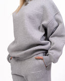 Martin Valen Exclusive Oversized Gray Sweatshirt Jogger Set (2)