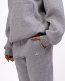Regalia Crowned Oversized Gray Hoodie Jogger Set (6)