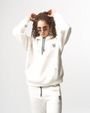 Sigilio QR Printed Oversized White Hoodie Jogger Set (11)