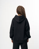 Insignio 3D Embroidered Designer Oversized Black Hoodie Jogger Set (10)