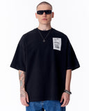 Jedi Delivery Etiquette Oversized Black T-shirt