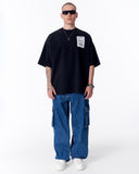 Jedi Delivery Etiquette Oversized Black T-shirt (12)