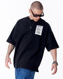 Jedi Delivery Etiquette Oversized Black T-shirt (8)