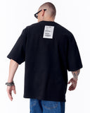Jedi Delivery Etiquette Oversized Black T-shirt (10)