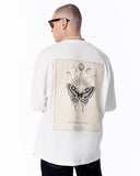 Monarch Loop Oversized White T-Shirt