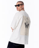 Monarch Loop Oversized White T-Shirt (11)