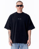 Monarch Loop Oversized Black T-Shirt (2)