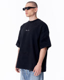 Monarch Loop Oversized Black T-Shirt (3)