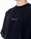 Monarch Loop Oversized Black T-Shirt (4)