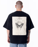 Monarch Loop Oversized Black T-Shirt (5)