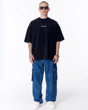 Heritage Fusion Oversized Black T-shirt (12)