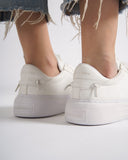 Node High Street Women's Full White Sneakers (2)
