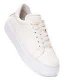 Node High Street Women's Full White Sneakers (6)