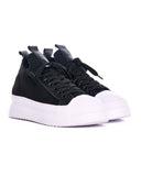 Valento Black and White Knitwear Sneakers (2)