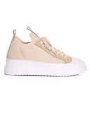 Valento Knitwear Beige Sneakers