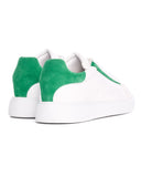 Axino Men's Casual White Sneakers With Green Details (5)