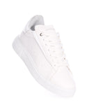Axino Men's Casual White Sneakers (3)