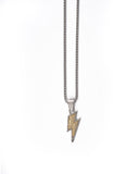 Gold Lightning Bolt Stainless Steel Necklace (2)