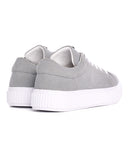 Gray Genuine Leather Casual Sneakers (3)