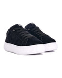 Black Genuine Leather Casual Sneakers (2)