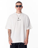 Embroidery Mandala White Oversized T-shirt (2)