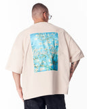 Van Gogh Blossoms Beige Oversized T-shirt (10)