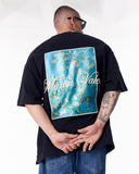 Van Gogh Blossoms Black Oversized T-shirt (7)