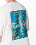 Van Gogh Blossoms White Oversized T-shirt (3)